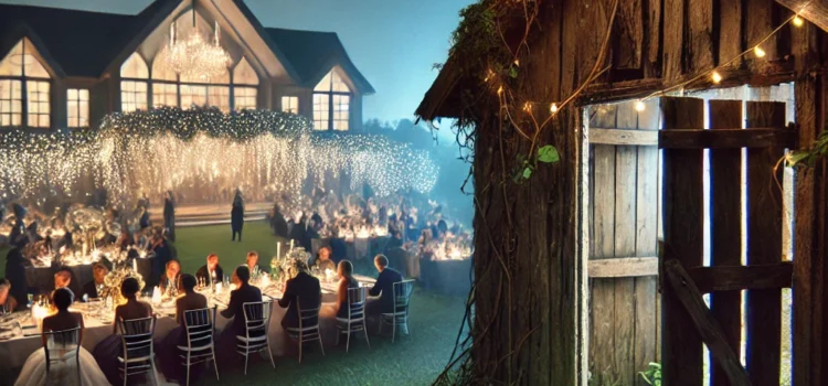 Creepyshed wedding party