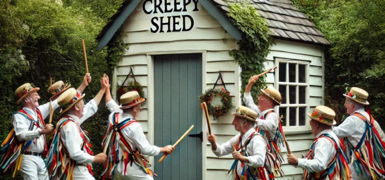 Creepyshed, summer Morris dancers