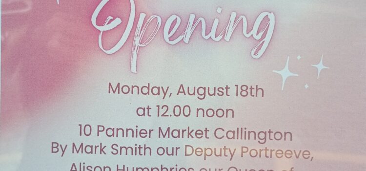 Callington Preloved, New charity store.