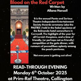 Murder mystery , Callington. Prim-raf theatre