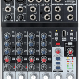 Behringer XENYX QX602MP3 6-Channel Mixer