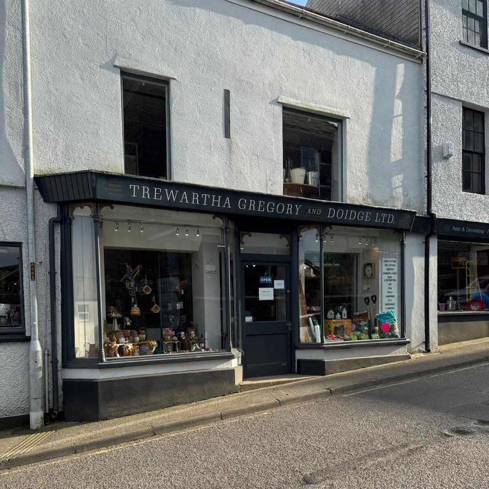 Trewartha Gregory & Doidge , hardware store in Callington, Church street
