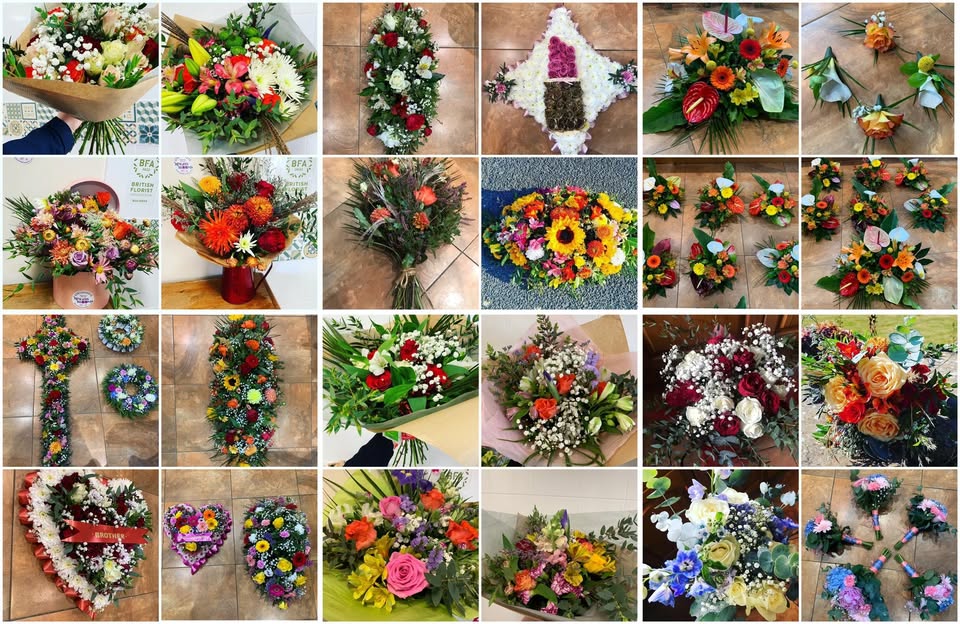 Qualified florist offering gift flowers (same day delivery), wedding packages & funeral flowers