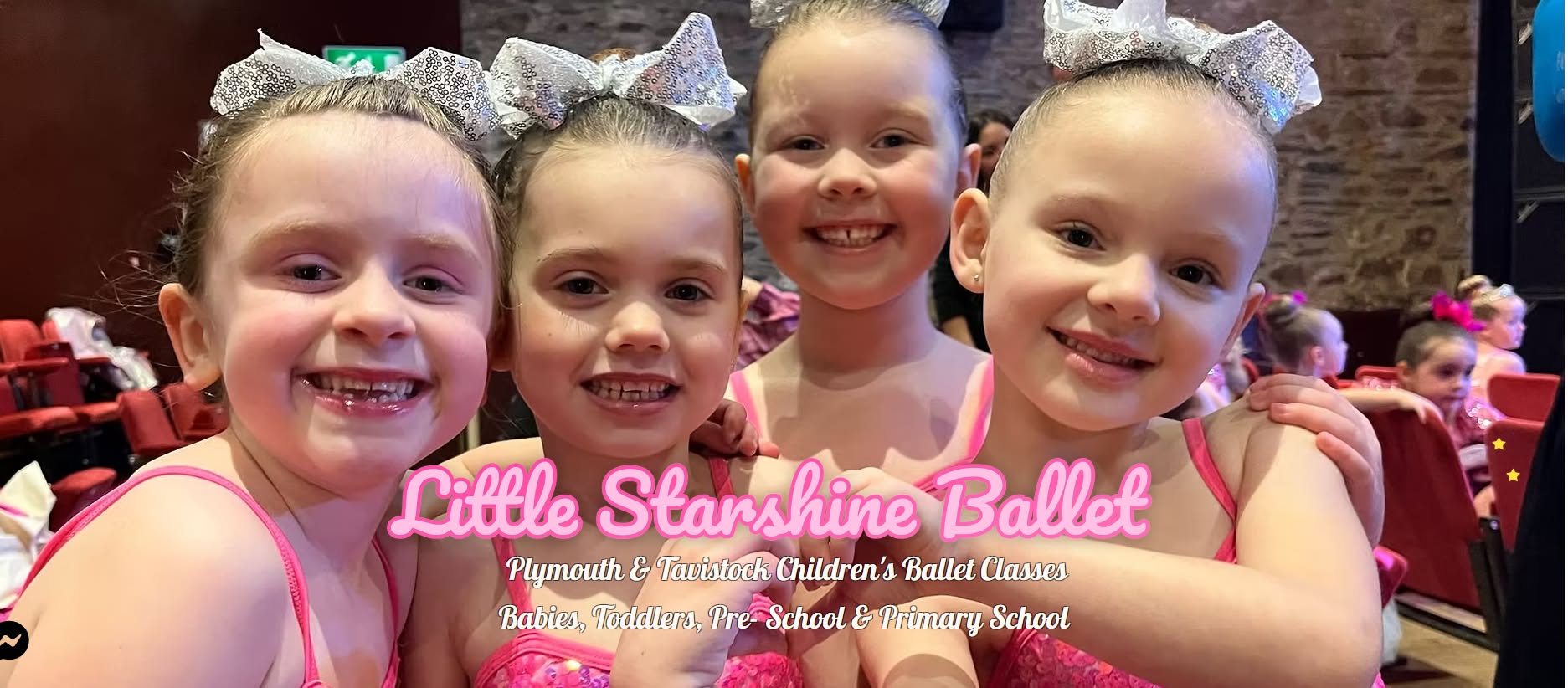 🌟Little Starshine Ballet🌟
🩰Enchanting Pre-School Ballet Classes for Children & Babies
💙16m-7 yrs
Plymouth & Tavistock