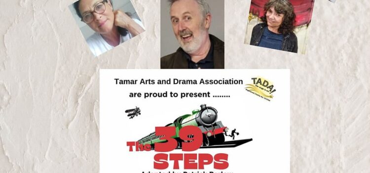 Cast of Tthe 39 Steps @ The Prim-Raf theatre Callington