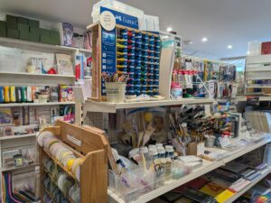 inside view of Framin' Crafty, Bespoke picture Framing and Craft supplies
