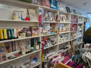 inside view of Framin' Crafty, Bespoke picture Framing and Craft supplies
